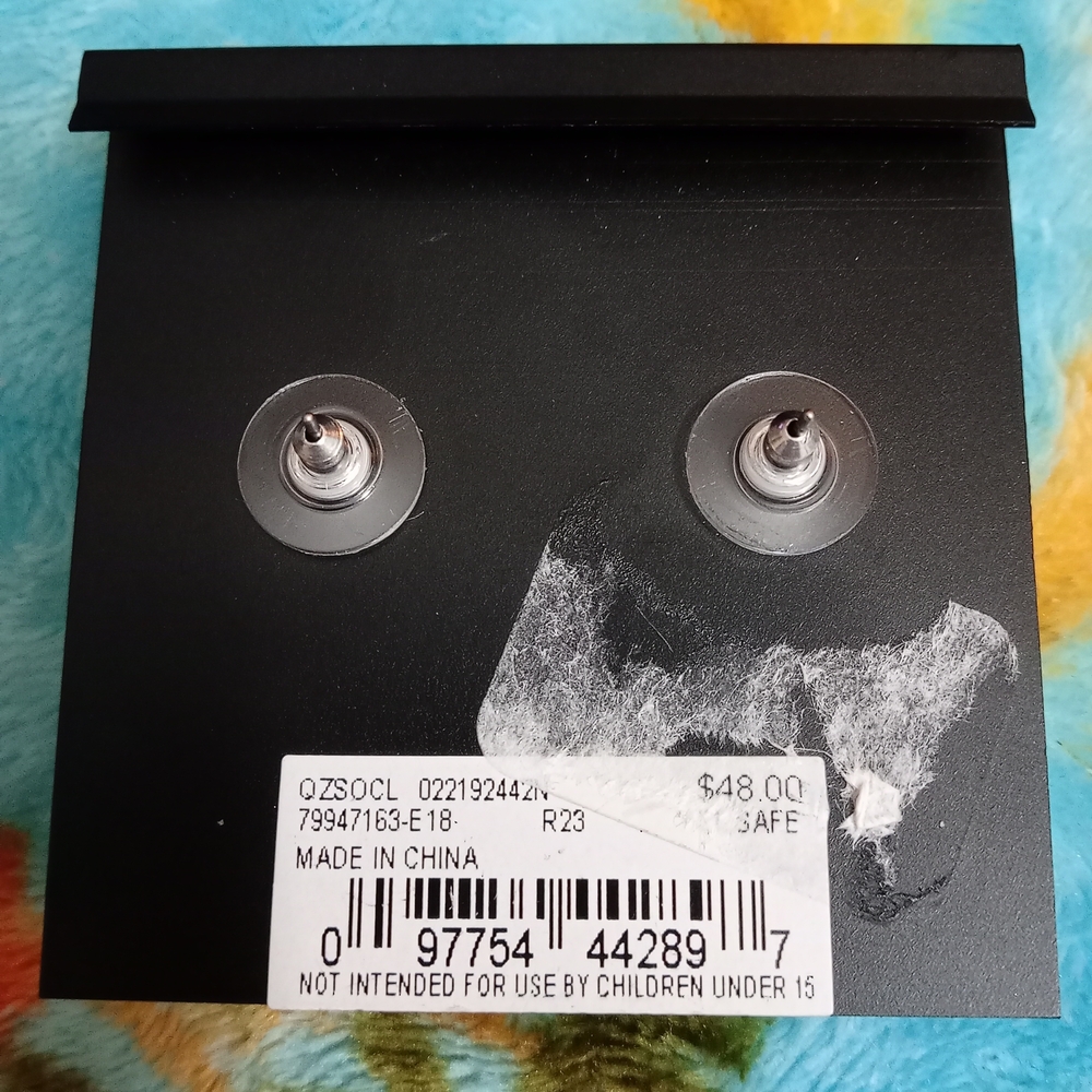 Givenchy Crystal Silver Earrings - image 2